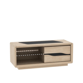 CERAM - Meuble TV 1 p COULISSANTE + 1 niche