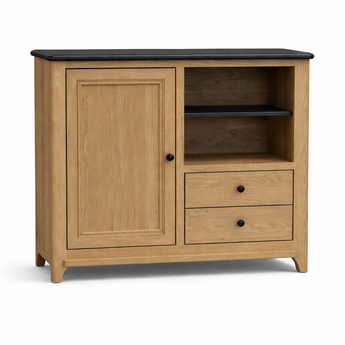 VAUBAN - Meuble entrée 1 porte 2 tir. 1 niche