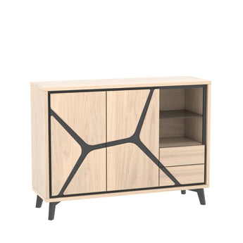 NEO - Meuble d'appui 2 portes, 1 tiroir, 1 niche