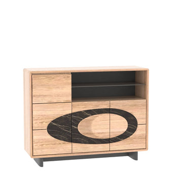 THALES - Bahut haut 3 portes 1 niche