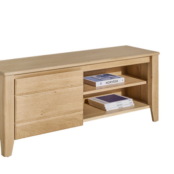 YNES - Meuble TV 1 porte 1 niche Moderne