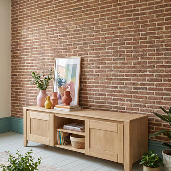 YNES - Meuble TV 2 portes 1 niche Classique